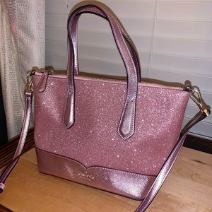 Bright Glittery Pink Kate Spade Satchel